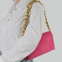 Pink Terry Clutch