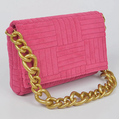 Pink Terry Clutch