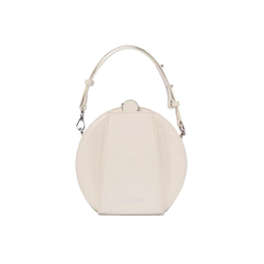 Round Beige Handbag