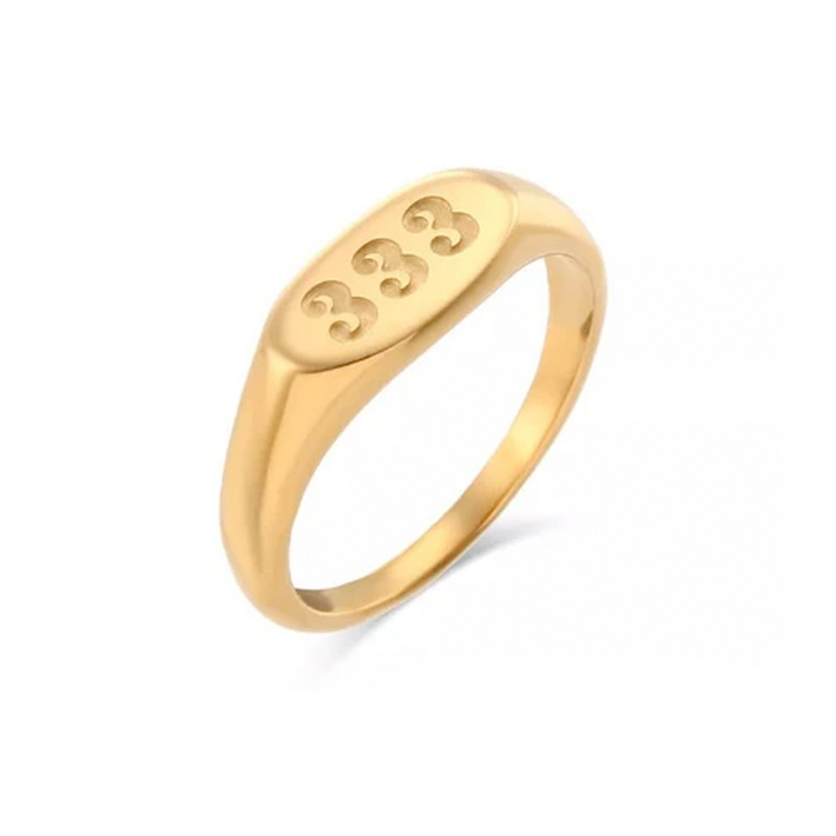 333 Angel Numbers Ring