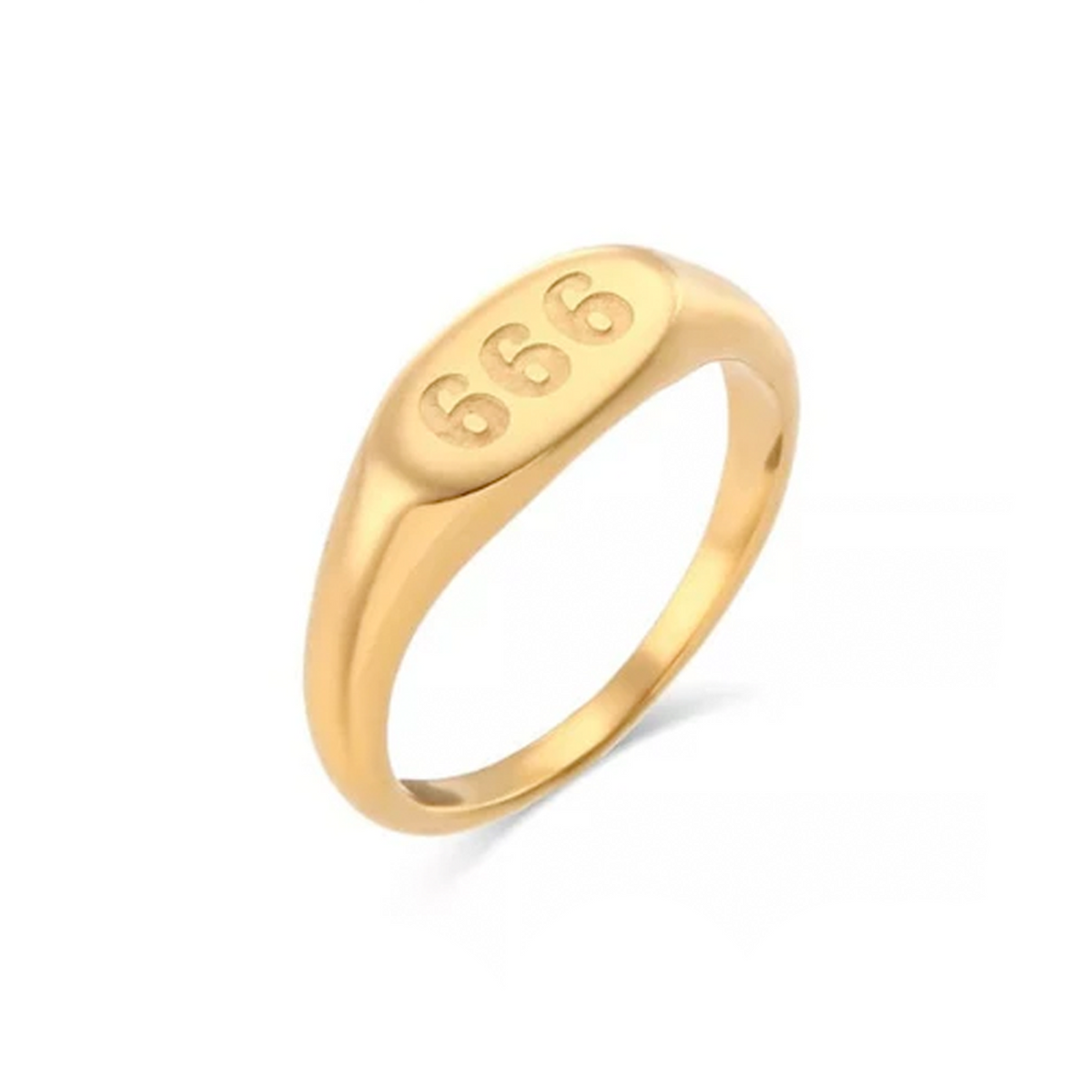 666 Angel Numbers Ring