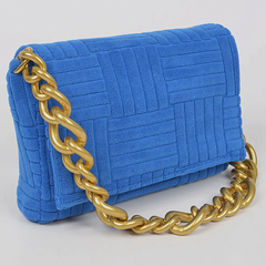 Blue Terry Clutch