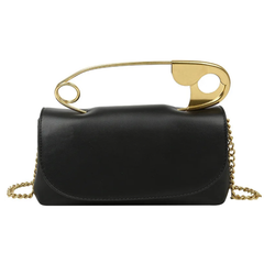 Safety Pin Purse - Black