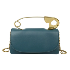 Safety Pin Purse - Teal